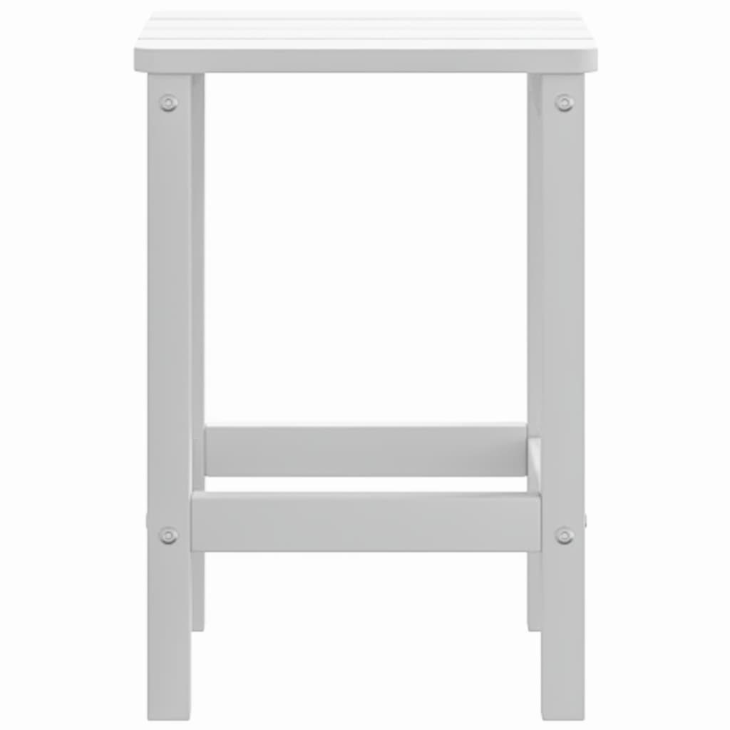 Tavolo da Giardino Adirondack Bianco 38x38x46 cm HDPE - homemem39