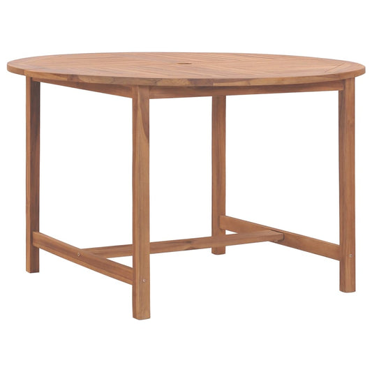 Tavolo da Pranzo da Giardino Ø110x75 cm Legno Massello di Teak - homemem39