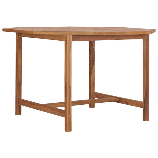 Tavolo Pranzo da Giardino Ø110x110x75 cm Legno Massello di Teak - homemem39