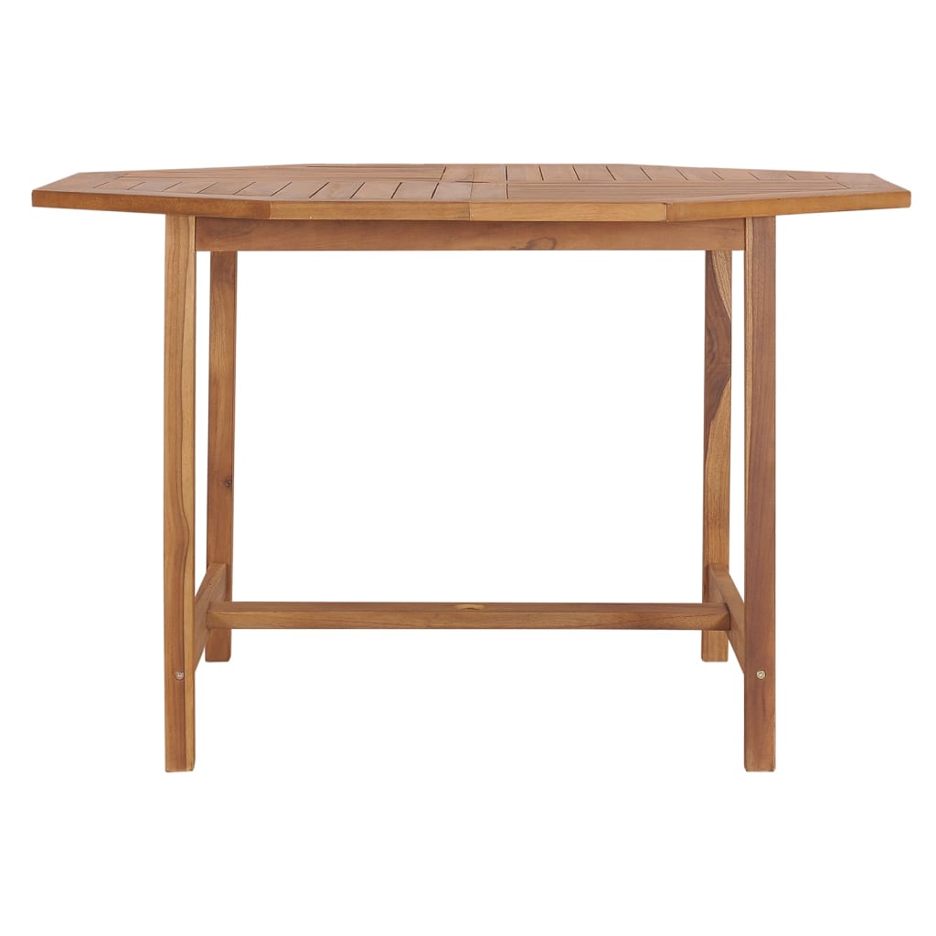 Tavolo Pranzo da Giardino Ø110x110x75 cm Legno Massello di Teak - homemem39