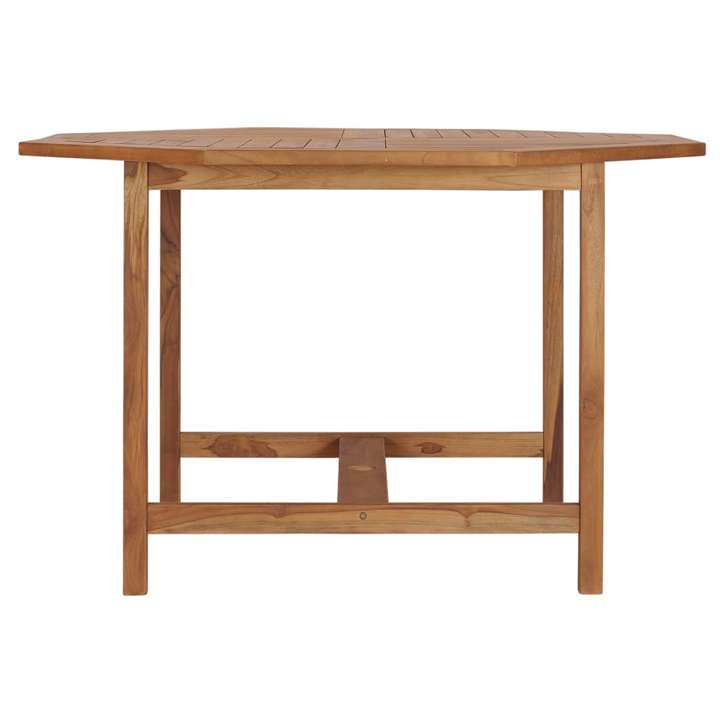 Tavolo Pranzo da Giardino Ø110x110x75 cm Legno Massello di Teak - homemem39