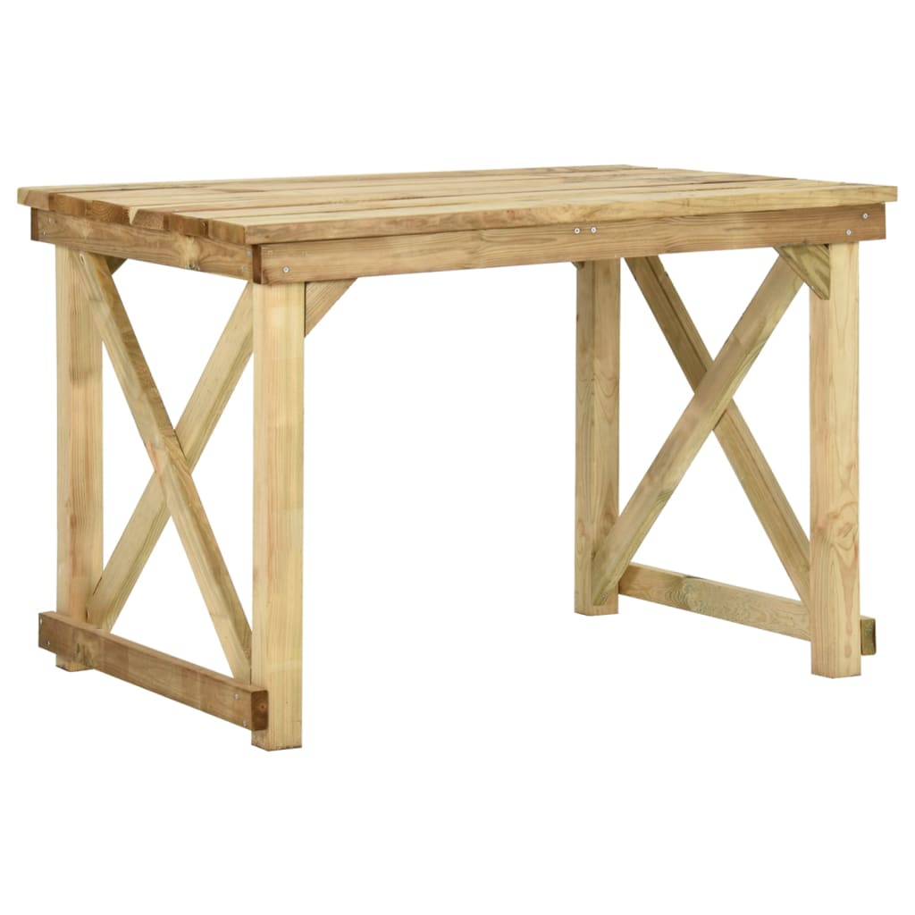 Tavolo da Giardino 110x79x75 cm Legno di Pino Impregnato - homemem39