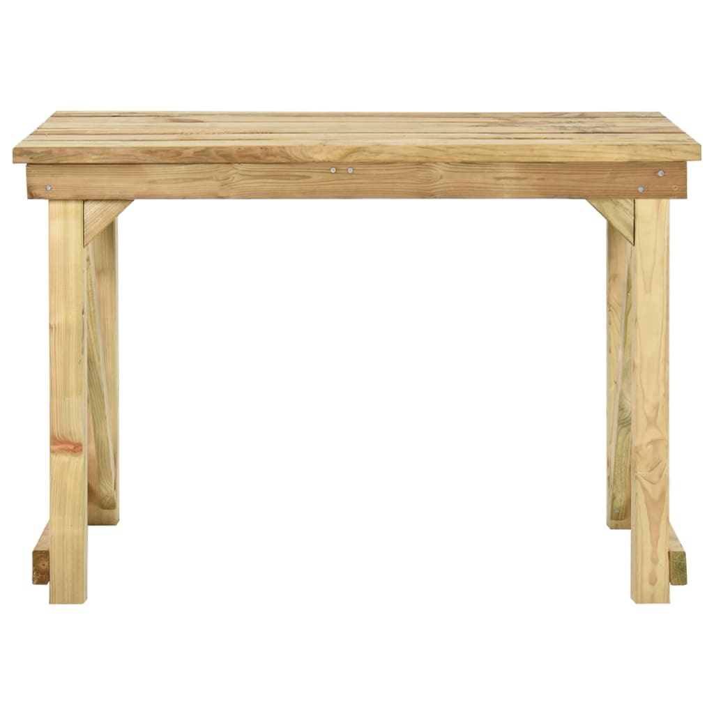 Tavolo da Giardino 110x79x75 cm Legno di Pino Impregnato - homemem39