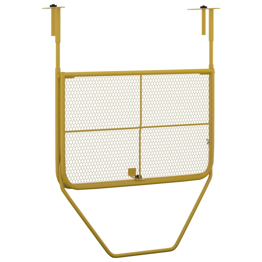 Tavolo da Balcone Oro 60x40 cm in Acciaio - homemem39