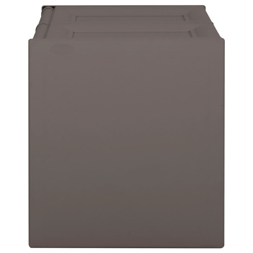 Baule per Cuscini Grigio 86x40x42 cm 85 L - homemem39