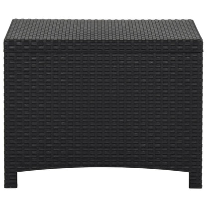 Baule da Giardino 60x54x41 cm in Rattan PP Grafite - homemem39