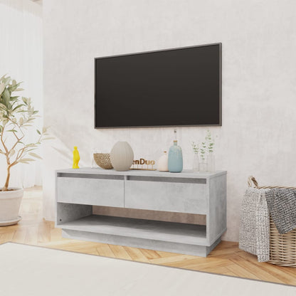 Mobile TV Grigio Cemento 102x41x44 cm in Truciolato - homemem39