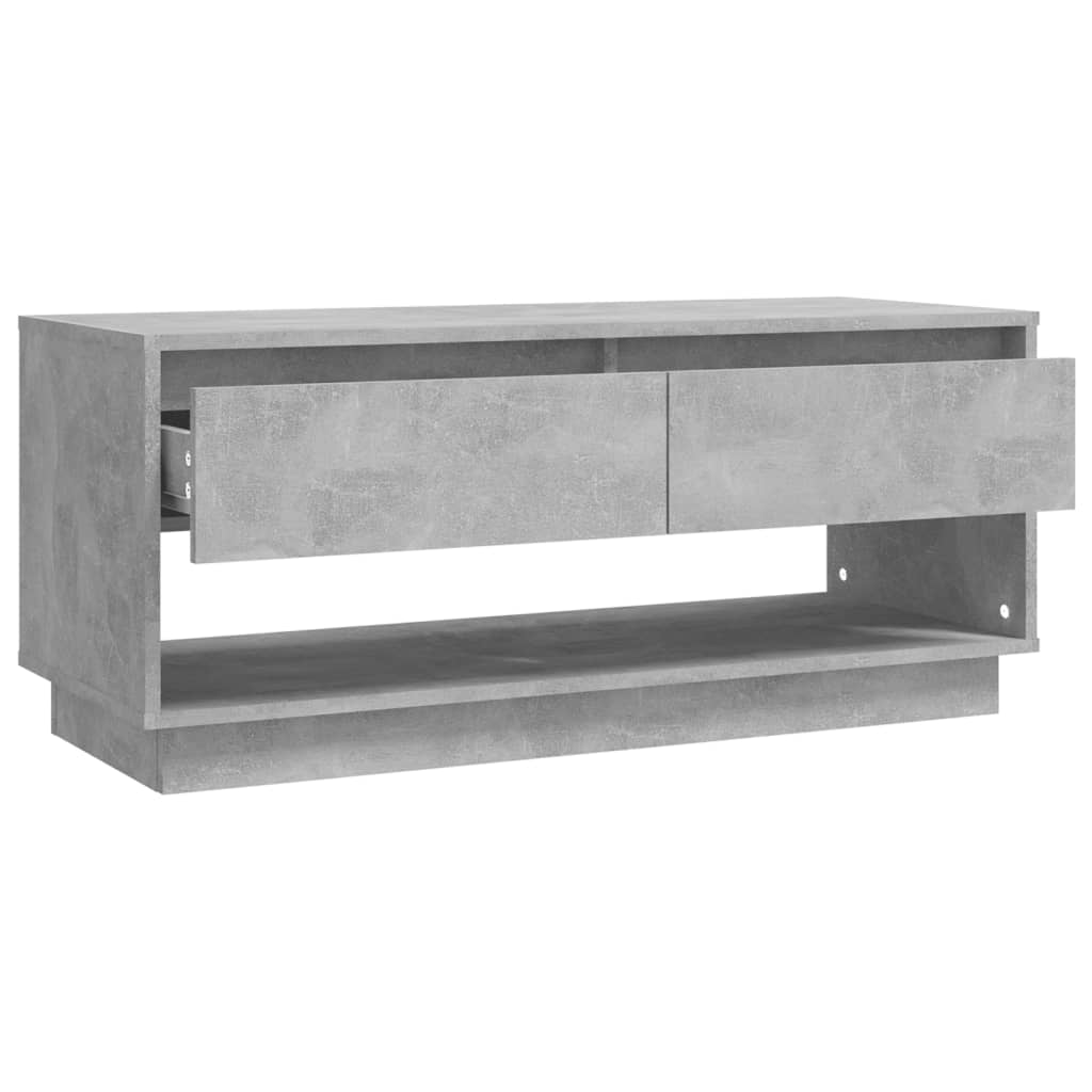 Mobile TV Grigio Cemento 102x41x44 cm in Truciolato - homemem39