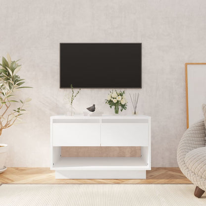 Mobile TV Bianco 70x41x44 cm in Truciolato - homemem39