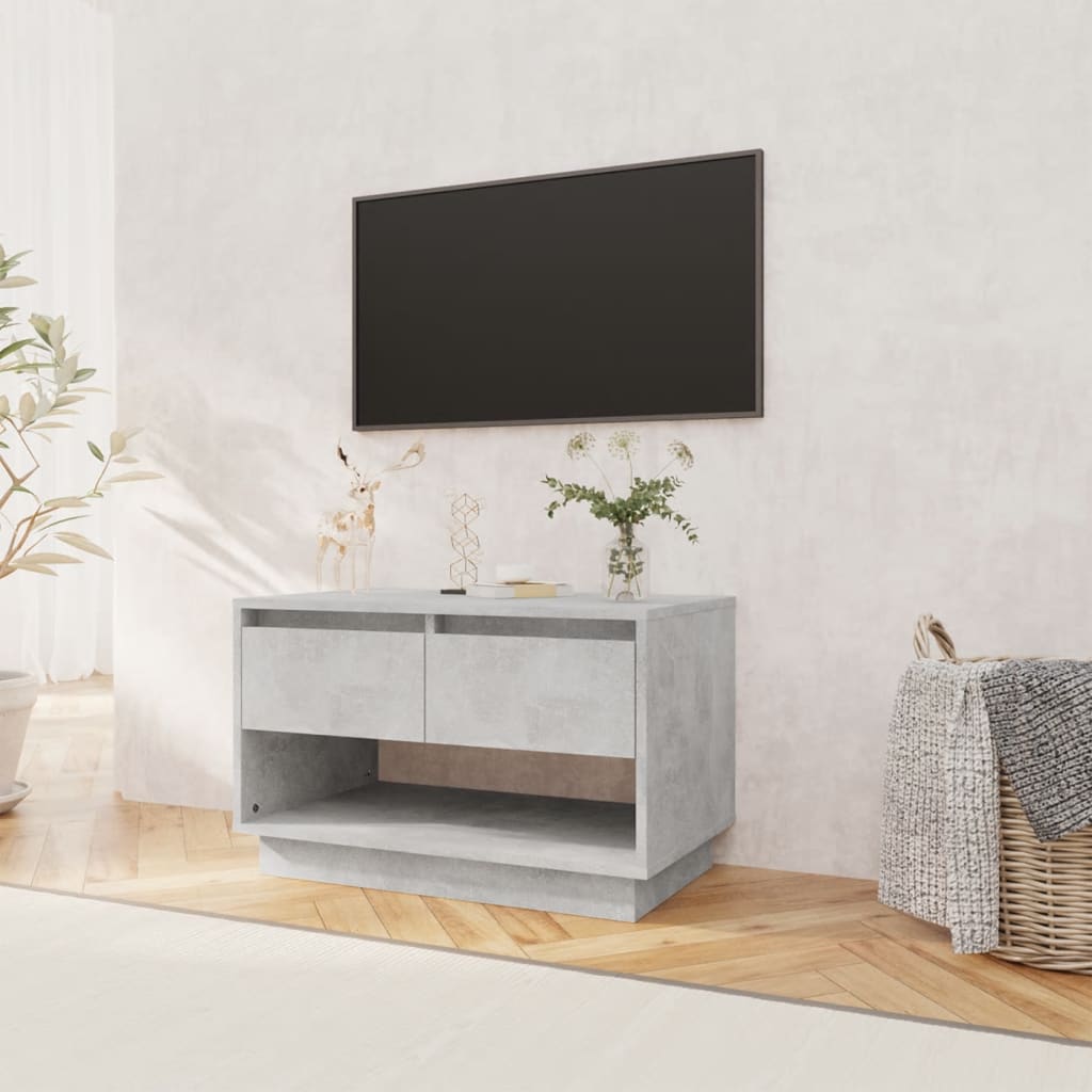 Mobile TV Grigio Cemento 70x41x44 cm in Truciolato - homemem39