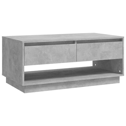 Tavolino da Salotto Grigio Cemento 102,5x55x44 cm in Truciolato - homemem39