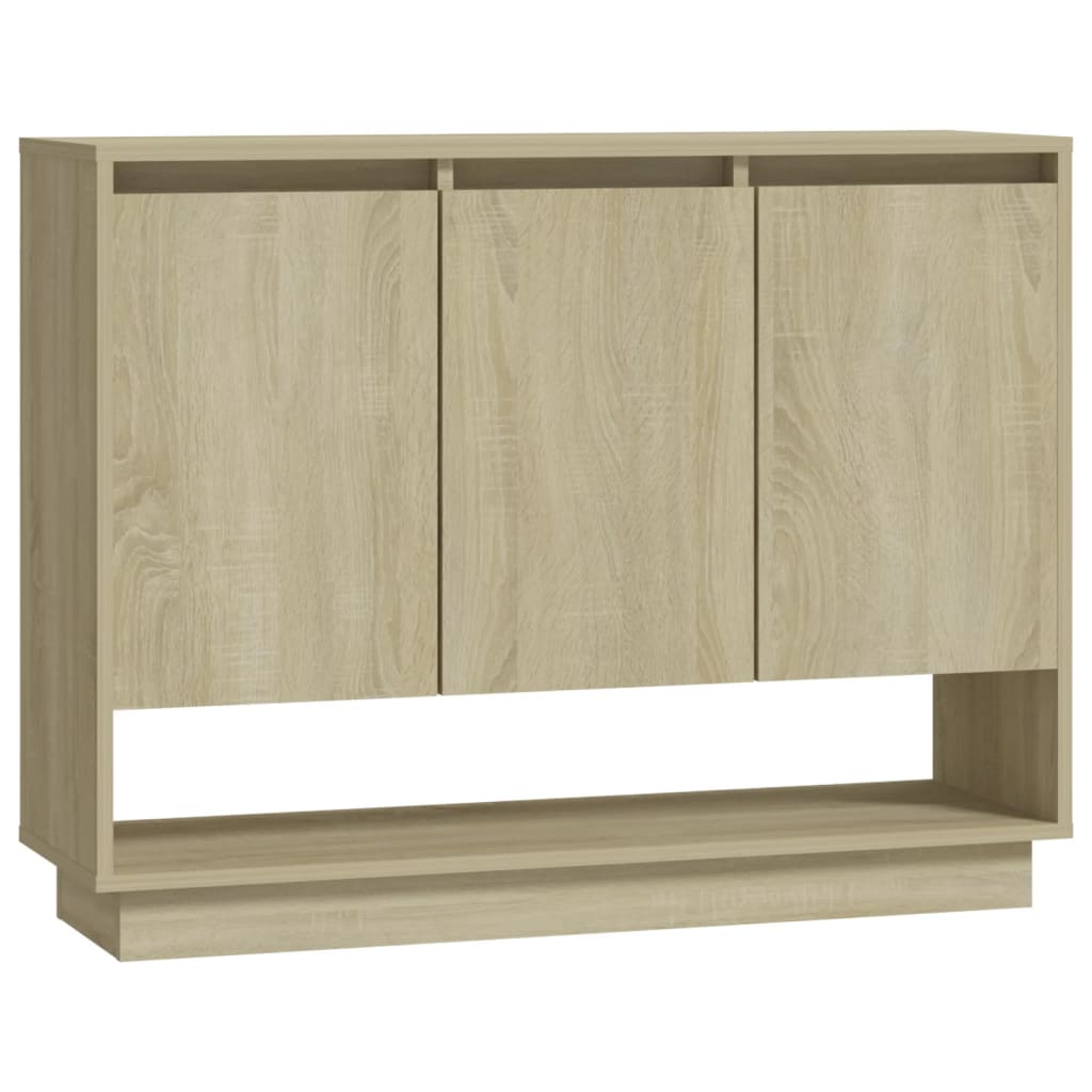 Credenza Rovere Sonoma 97x31x75 cm in Truciolato - homemem39