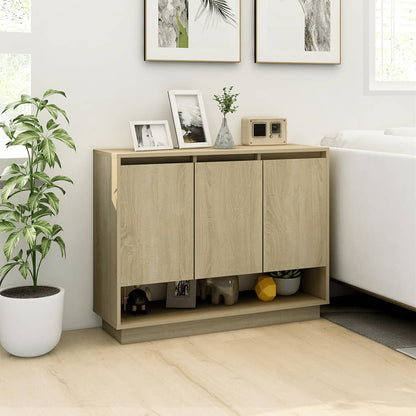 Credenza Rovere Sonoma 97x31x75 cm in Truciolato - homemem39