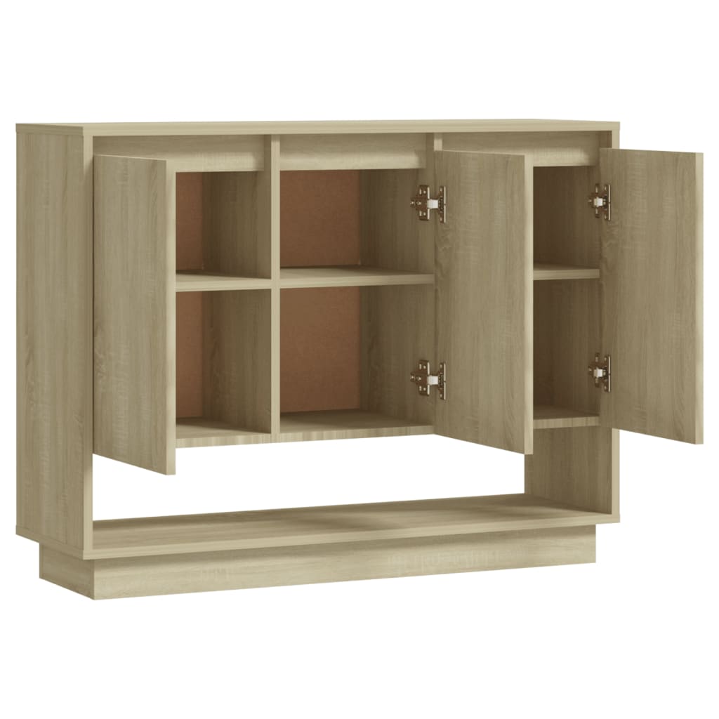 Credenza Rovere Sonoma 97x31x75 cm in Truciolato - homemem39