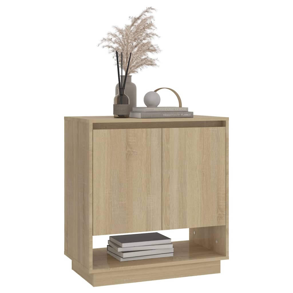 Credenza Rovere Sonoma 70x41x75 cm in Truciolato - homemem39