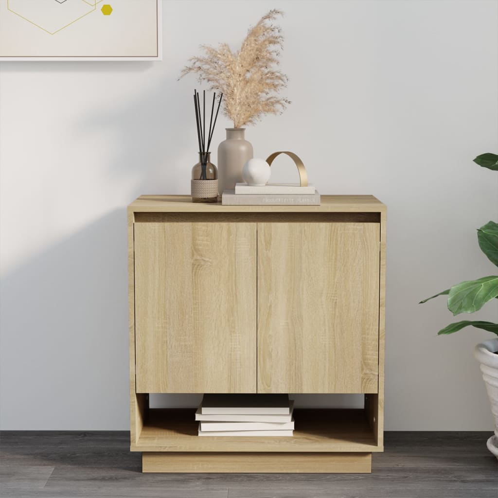 Credenza Rovere Sonoma 70x41x75 cm in Truciolato - homemem39