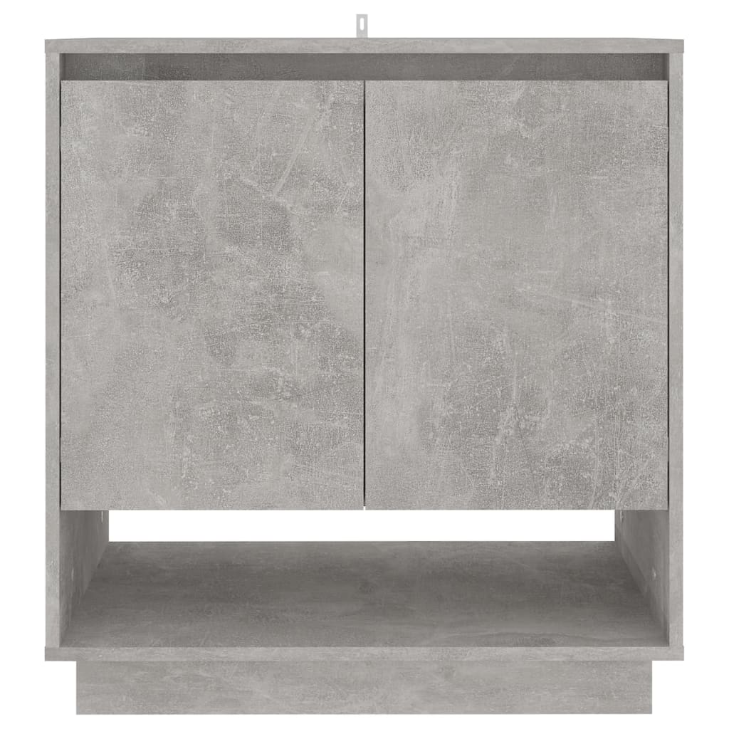 Credenza Grigio Cemento 70x41x75 cm in Truciolato - homemem39