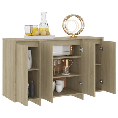 Credenza Rovere Sonoma 120x41x75 cm in Truciolato - homemem39