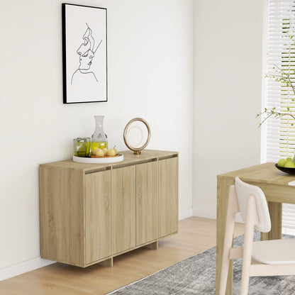 Credenza Rovere Sonoma 120x41x75 cm in Truciolato - homemem39