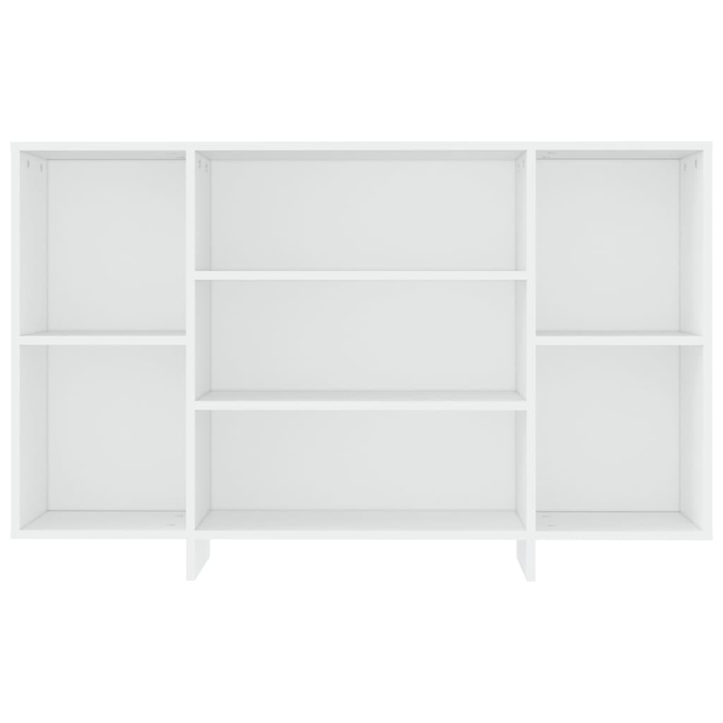 Credenza Bianca 120x30x75 cm in Legno Multistrato - homemem39