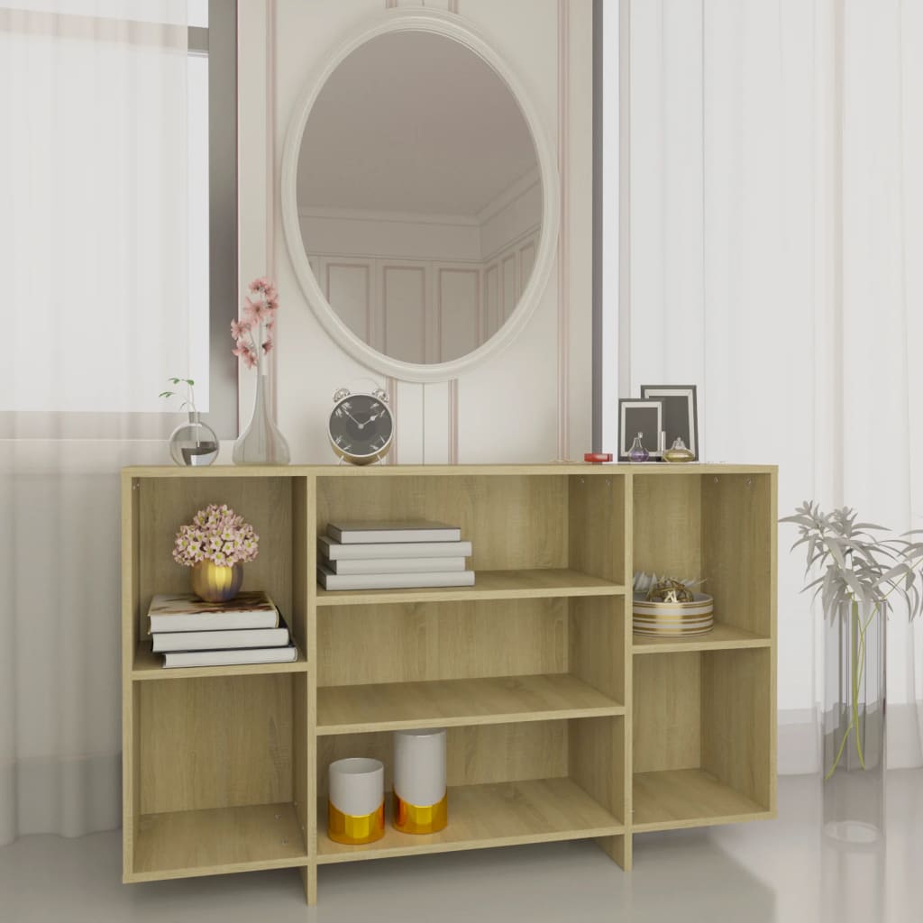 Credenza Rovere Sonoma 120x30x75 cm in Truciolato - homemem39