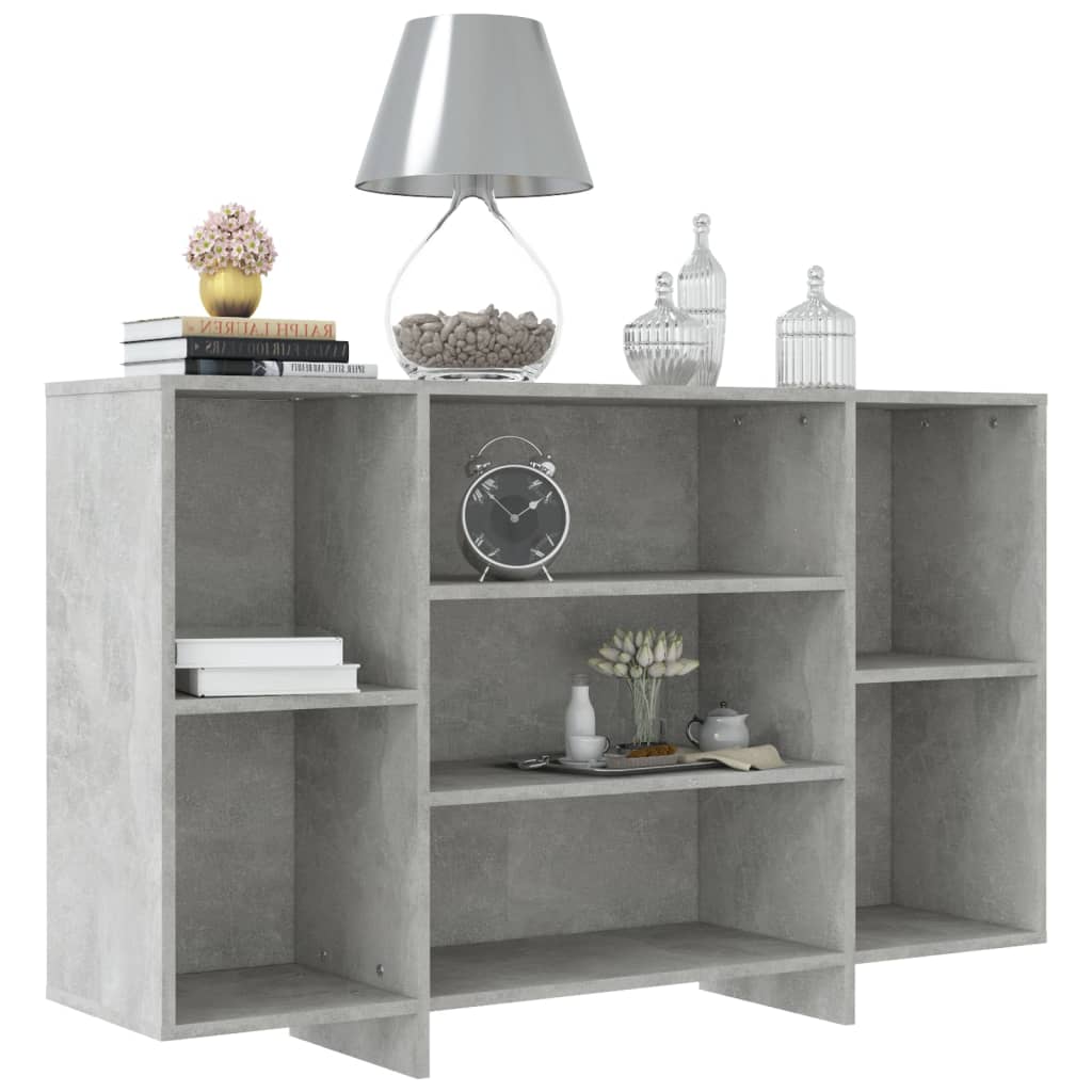 Credenza Grigio Cemento 120x30x75 cm in Truciolato - homemem39