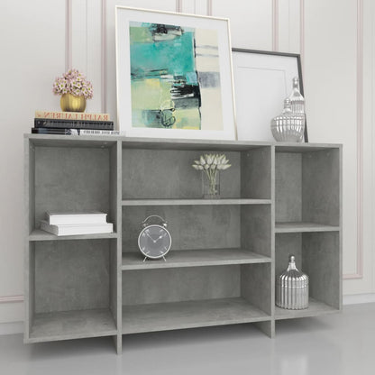 Credenza Grigio Cemento 120x30x75 cm in Truciolato - homemem39