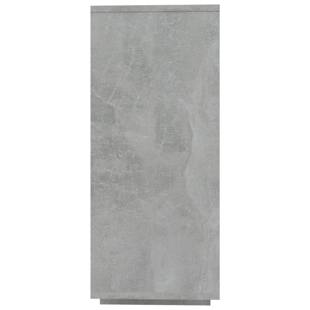 Credenza Grigio Cemento 120x30x75 cm in Truciolato - homemem39