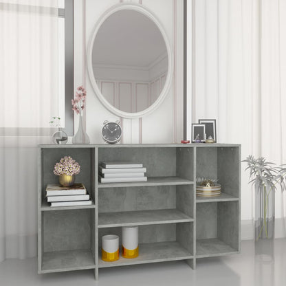 Credenza Grigio Cemento 120x30x75 cm in Truciolato - homemem39