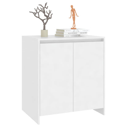 Credenza Bianca 70x41x75 cm in Legno Multistrato - homemem39