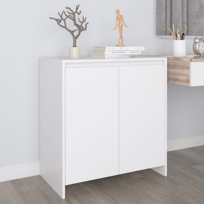 Credenza Bianca 70x41x75 cm in Legno Multistrato - homemem39