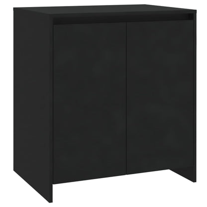 Credenza Nera 70x41x75 cm in Legno Multistrato - homemem39