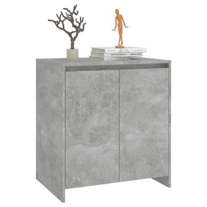 Credenza Grigio Cemento 70x41x75 cm in Legno Multistrato - homemem39