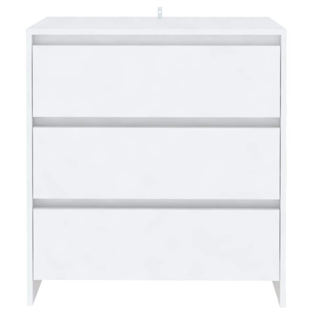 Credenza Bianca 70x41x75 cm in Truciolato - homemem39