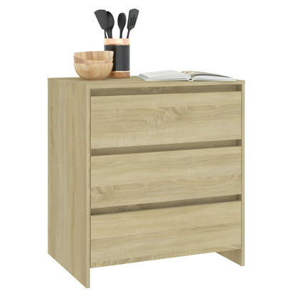 Credenza Rovere Sonoma 70x41x75 cm in Truciolato - homemem39