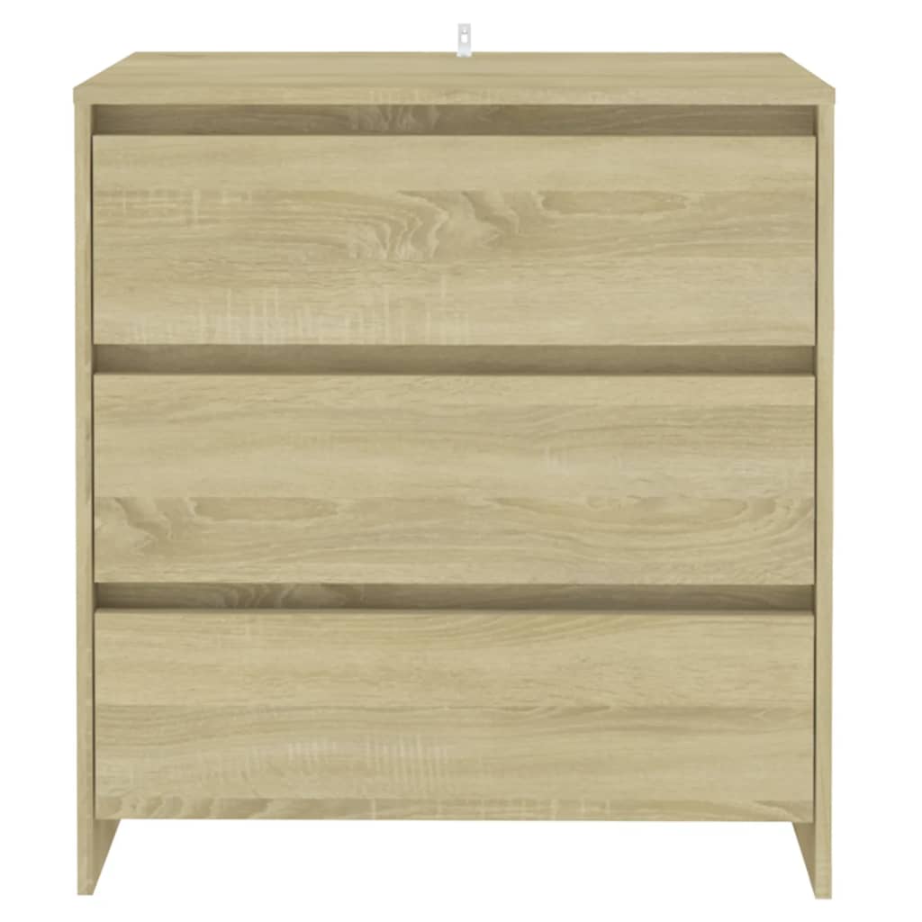 Credenza Rovere Sonoma 70x41x75 cm in Truciolato - homemem39