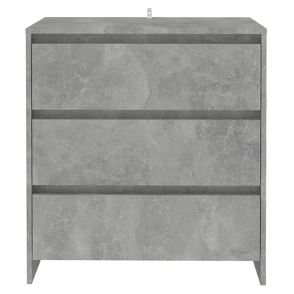 Credenza Grigio Cemento 70x41x75 cm in Truciolato - homemem39