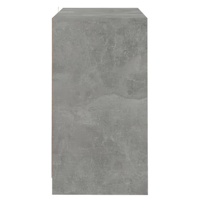 Credenza Grigio Cemento 70x41x75 cm in Truciolato - homemem39