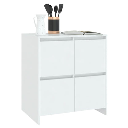 Credenza Bianca 70x41x75 cm in Truciolato - homemem39