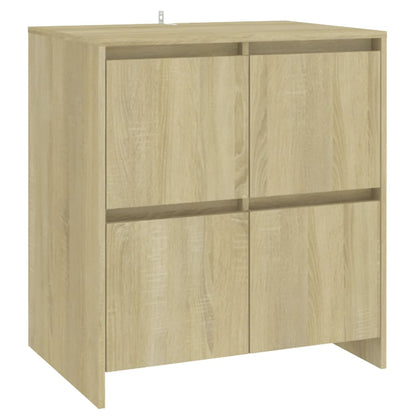 Credenza Rovere Sonoma 70x41x75 cm in Truciolato - homemem39