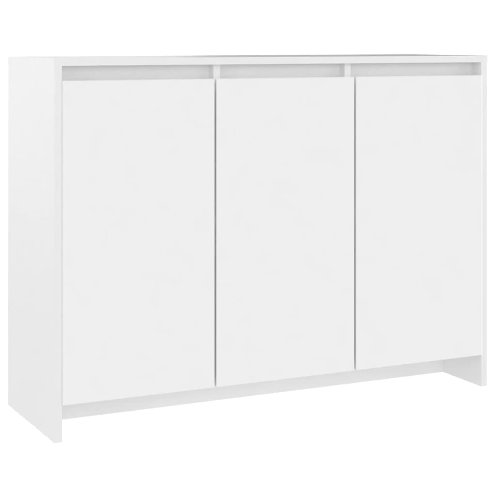 Credenza Bianca 102x33x75 cm in Truciolato - homemem39