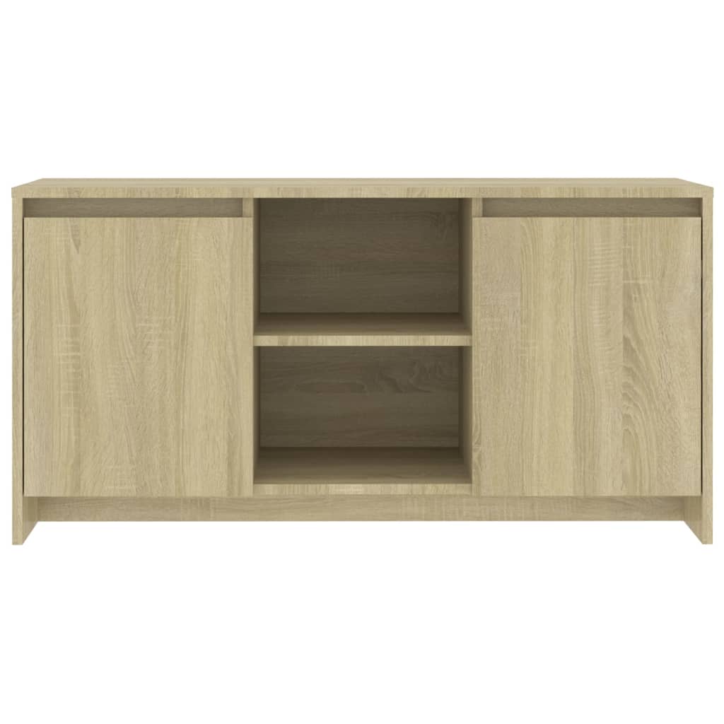 Mobile Porta TV Rovere Sonoma 102x37,5x52,5 cm in Truciolato - homemem39