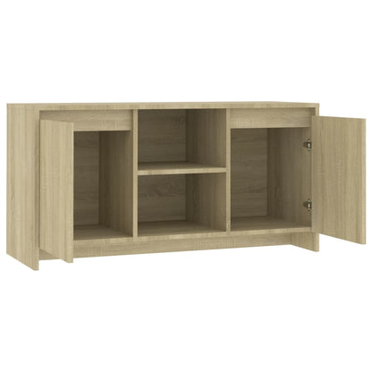 Mobile Porta TV Rovere Sonoma 102x37,5x52,5 cm in Truciolato - homemem39