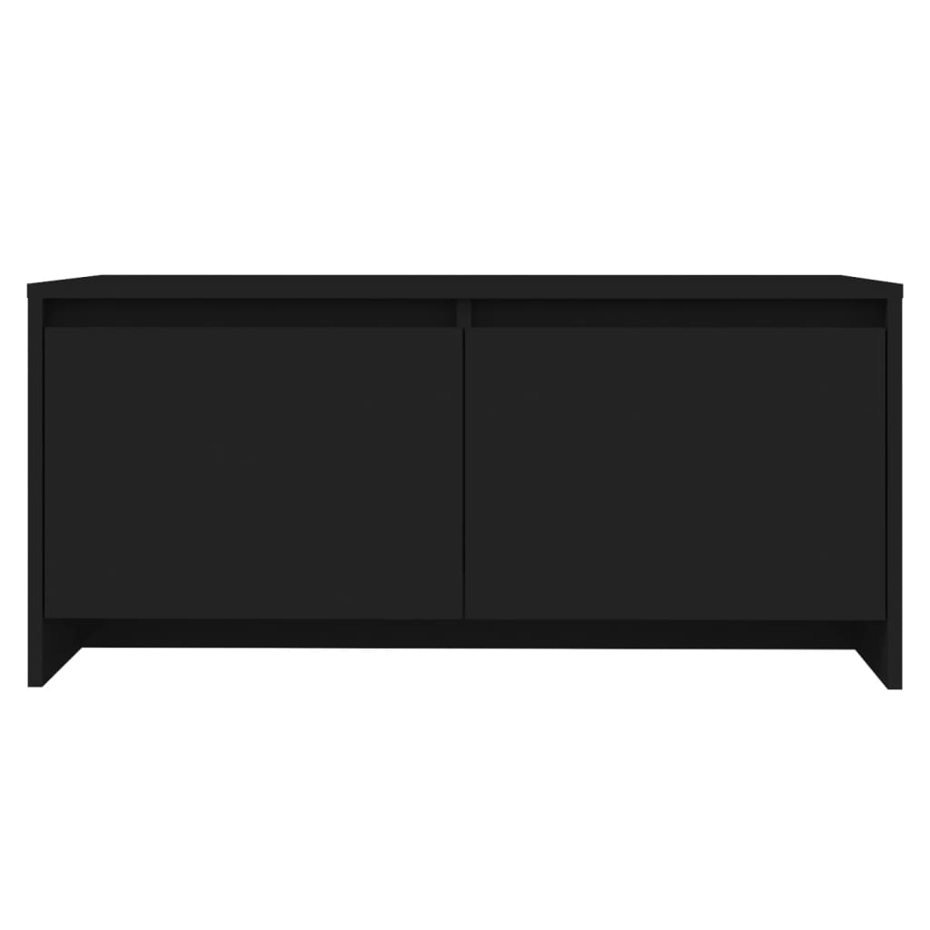 Tavolino da Salotto Nero 90x50x41,5 cm in Truciolato - homemem39