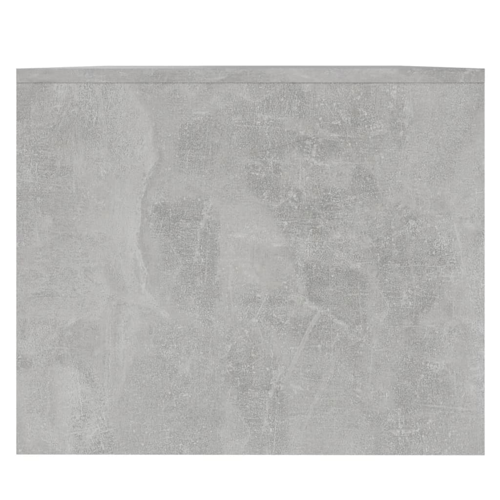 Tavolino da Salotto Grigio Cemento 90x50x41,5 cm in Truciolato - homemem39