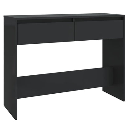 Tavolo Consolle Nero 100x35x76,5 cm in Truciolato - homemem39