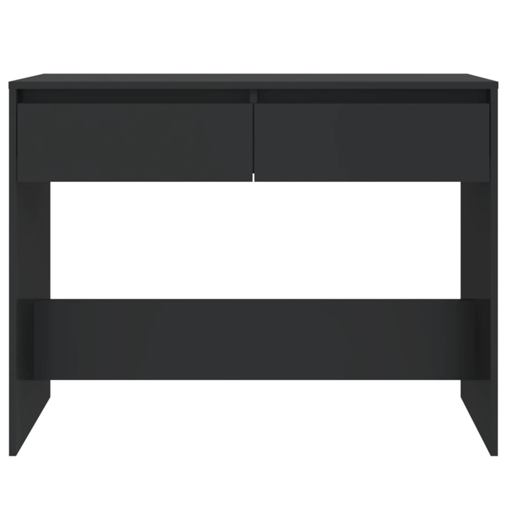 Tavolo Consolle Nero 100x35x76,5 cm in Truciolato - homemem39