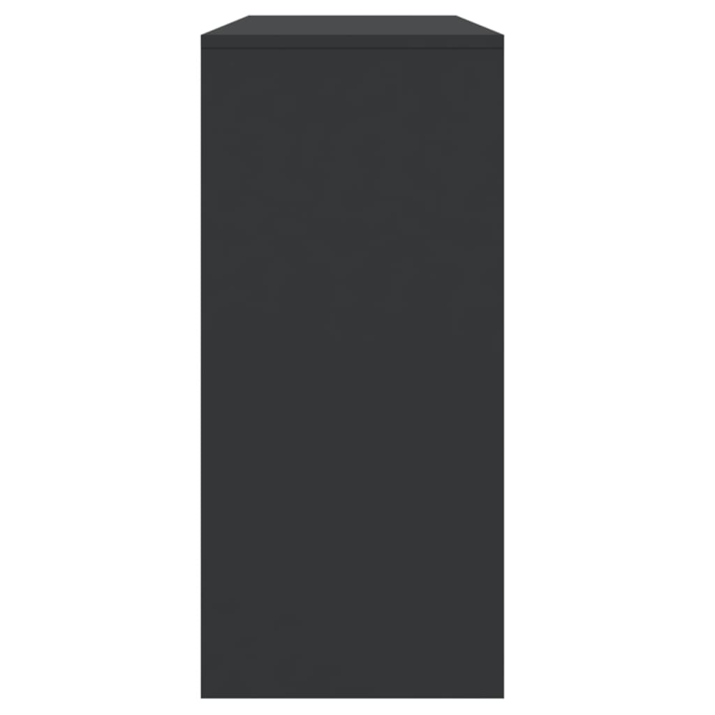 Tavolo Consolle Nero 100x35x76,5 cm in Truciolato - homemem39