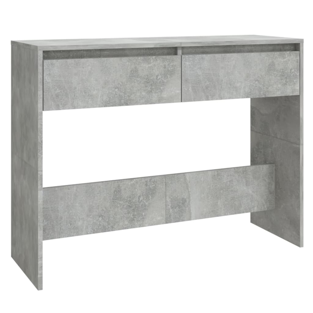 Tavolo Consolle Grigio Cemento 100x35x76,5 cm in Truciolato - homemem39