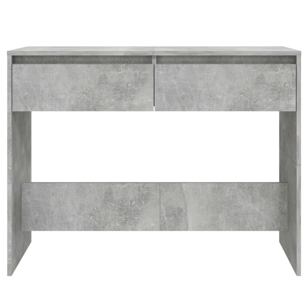 Tavolo Consolle Grigio Cemento 100x35x76,5 cm in Truciolato - homemem39